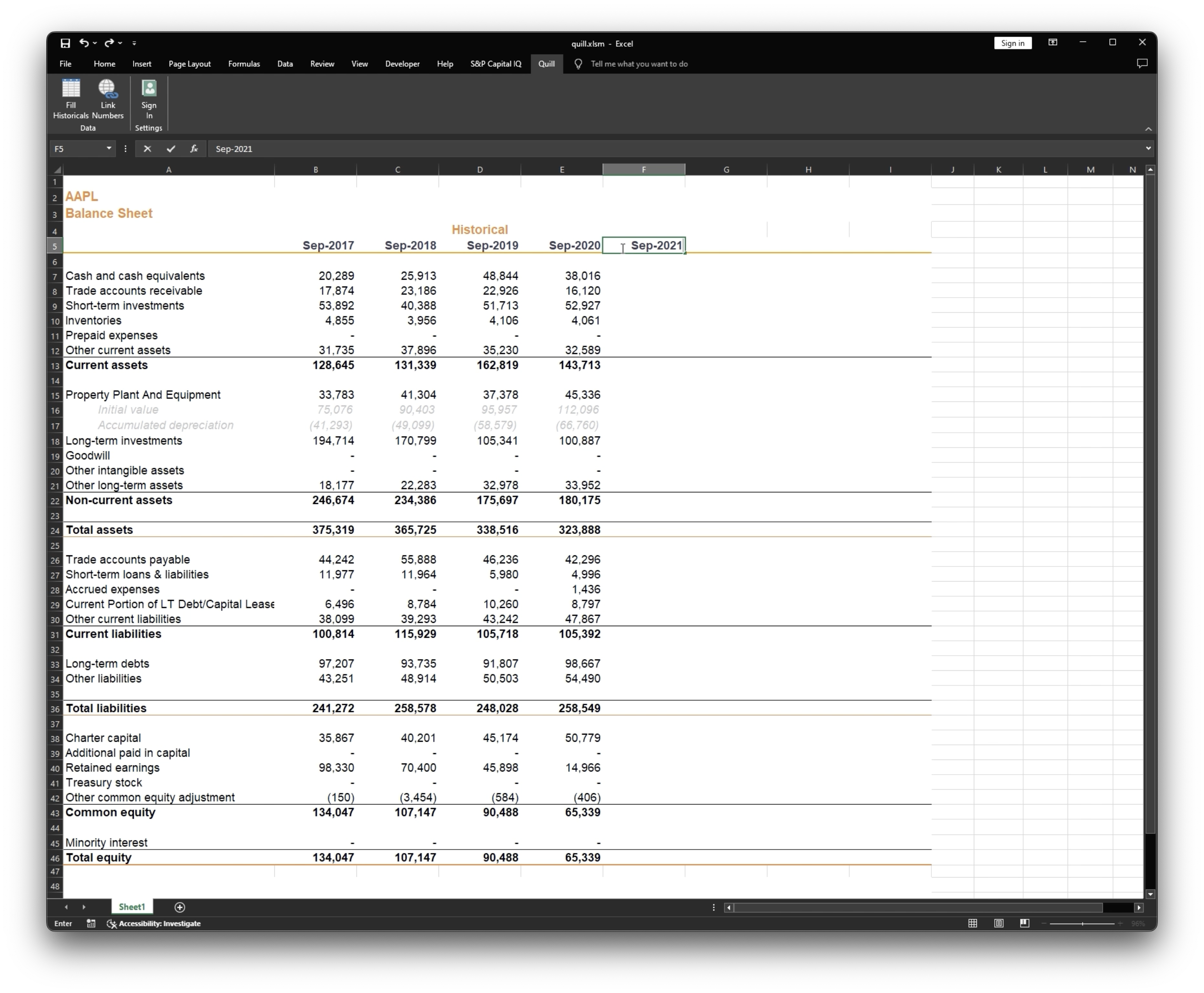 spreadsheet